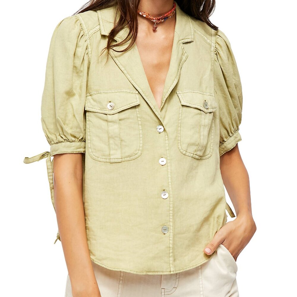 Free People Safari Babe Top